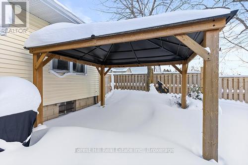 A great spot for your BBQ or to relax in the shade - 58 Edith Avenue, Grey Highlands, ON - Outdoor With Exterior