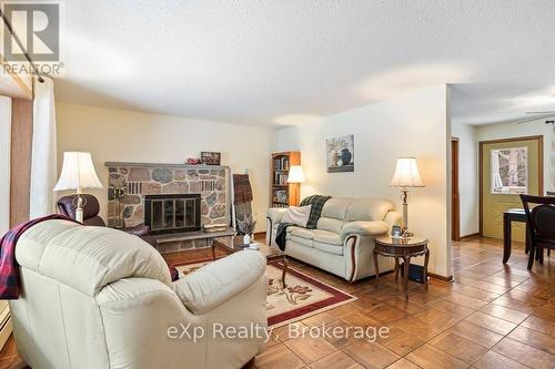 557409 4Th Concession S, Meaford, ON - Indoor Photo Showing Living Room With Fireplace
