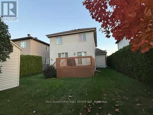 Summer Backyard Photo From Client - 421 Jasper Crescent, Clarence-Rockland, ON - Outdoor With Deck Patio Veranda With Exterior