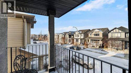 389 Cranberry Circle Se, Calgary, AB - Outdoor With Balcony