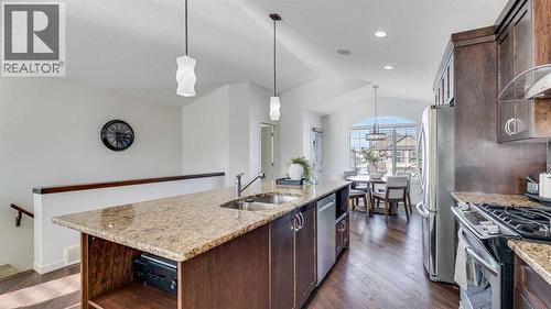 389 Cranberry Circle Se, Calgary, AB - Indoor Photo Showing Kitchen With Double Sink With Upgraded Kitchen