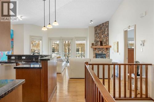 20 Ranch Road, Okotoks, AB - Indoor With Fireplace