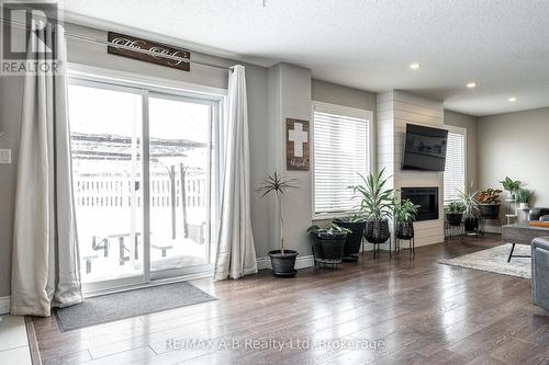 94 Wilson Court, St. Marys, ON - Indoor Photo Showing Living Room With Fireplace