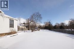 View of snowy yard - 