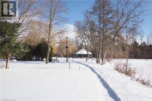 View of yard covered in snow - 37 Northumberland Street, Ayr, ON - Outdoor With View