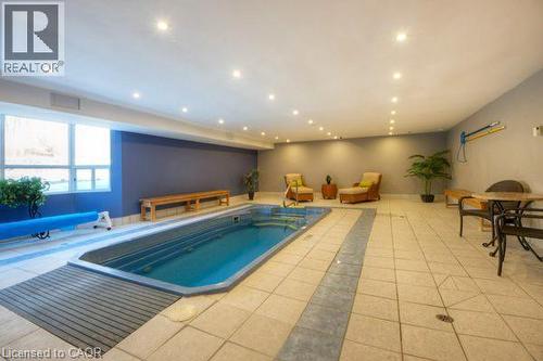 55 Green Valley Drive Unit# 1710, Kitchener, ON - Indoor Photo Showing Other Room With In Ground Pool