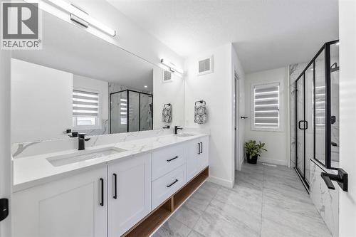 5 Piece Primary Ensuite - 27 Bridges Drive, Langdon, AB - Indoor Photo Showing Bathroom