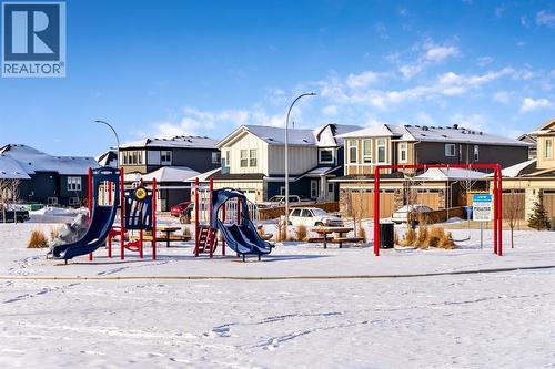 Playground across the street - 27 Bridges Drive, Langdon, AB - Outdoor