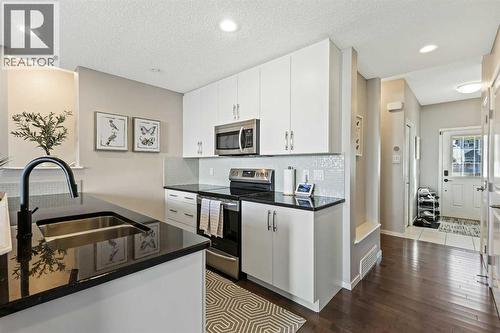 26 Chaparral Valley Common Se, Calgary, AB - Indoor Photo Showing Kitchen With Stainless Steel Kitchen With Double Sink