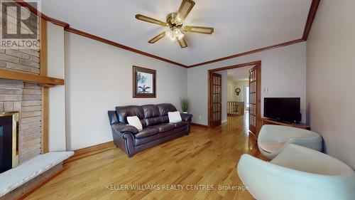 100 Timpson Drive, Aurora, ON - Indoor Photo Showing Other Room With Fireplace