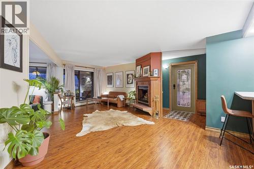 101 222 Saskatchewan Crescent E, Saskatoon, SK - Indoor With Fireplace