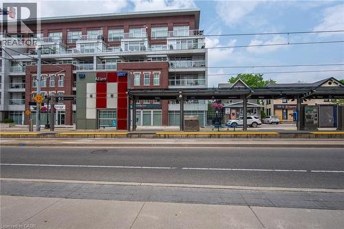 LRT right outside the door. - 191 King Street S Unit# 702, Waterloo, ON - Outdoor With Balcony