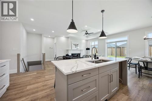 231 Nicholas Street, Sarnia, ON - Indoor Photo Showing Kitchen With Double Sink With Upgraded Kitchen