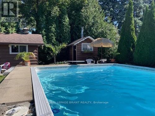 35 Forsythe Avenue, Brantford, ON - Outdoor With In Ground Pool