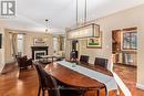 1386 Chicory Place, Ottawa, ON  - Indoor Photo Showing Dining Room With Fireplace 