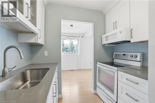 1460 Garth Street Unit# 66A, Hamilton, ON - Indoor Photo Showing Kitchen With Double Sink