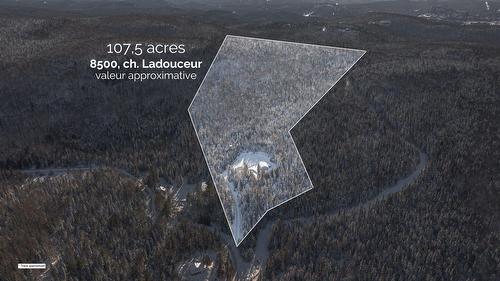 Aerial photo - 8500 Ch. Ladouceur, Sainte-Agathe-Des-Monts, QC -  With View