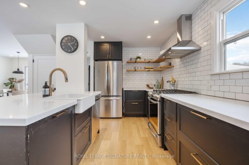 76 Squires Avenue, Toronto, ON - Indoor Photo Showing Kitchen With Upgraded Kitchen
