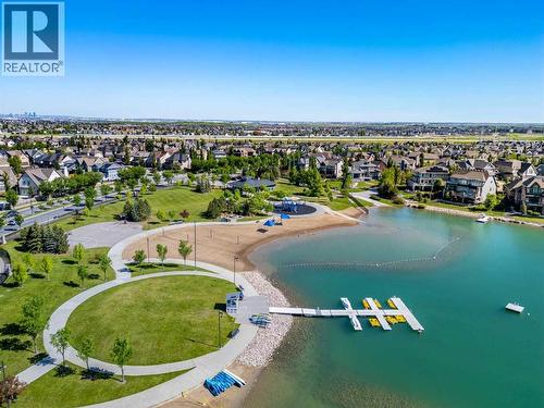 206 Mahogany Passage Se, Calgary, AB - Outdoor With Body Of Water With View
