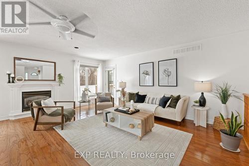 1036 Stone Cottage Crescent, Oshawa (Pinecrest), ON - Indoor Photo Showing Living Room With Fireplace