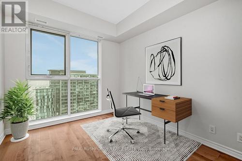Virtually Staged-Bedroom #2 - 2001 - 445 Laurier Avenue W, Ottawa, ON - Indoor Photo Showing Office