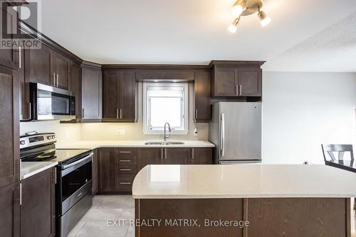 1117 Clement Court, Cornwall, ON - Indoor Photo Showing Kitchen With Stainless Steel Kitchen With Double Sink