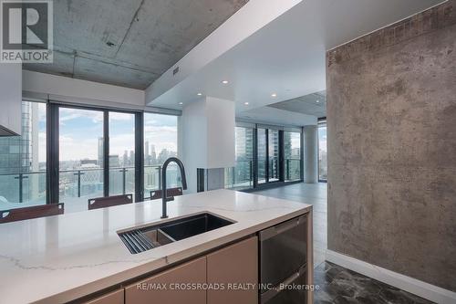 4401 - 224 King Street W, Toronto, ON - Indoor Photo Showing Kitchen With Double Sink