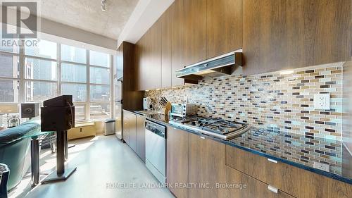 712 - 23 Brant Street, Toronto, ON - Indoor Photo Showing Kitchen With Upgraded Kitchen