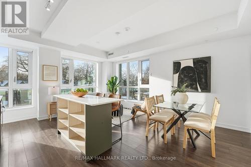 327 - 150 Logan Avenue, Toronto, ON - Indoor Photo Showing Dining Room
