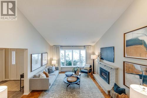 45 Meadowvale Road, Toronto, ON - Indoor Photo Showing Living Room With Fireplace
