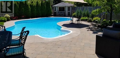 2275 Littondale Lane, Oakville, ON - Outdoor With In Ground Pool With Deck Patio Veranda