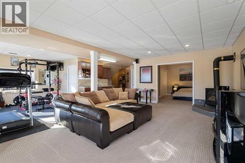 157 Hidden Creek Road Nw, Calgary, AB - Indoor Photo Showing Gym Room