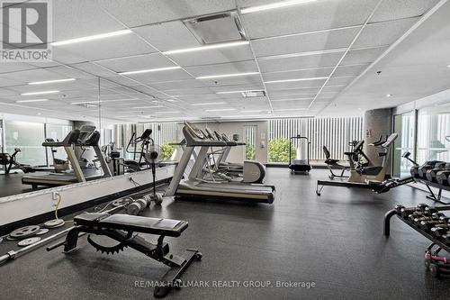 1010 - 179 Metcalfe Street, Ottawa, ON - Indoor Photo Showing Gym Room