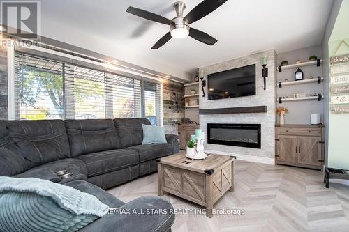 1412 7A Highway, Kawartha Lakes (Manvers), ON - Indoor Photo Showing Living Room With Fireplace