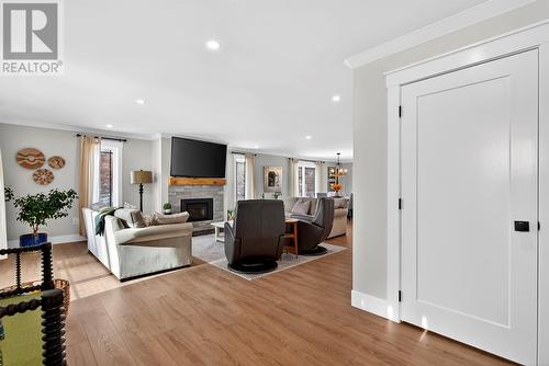 44 Bond Road, Whitbourne, NL - Indoor Photo Showing Other Room With Fireplace