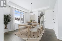 Family dinners in style! Photo is virtually staged - 