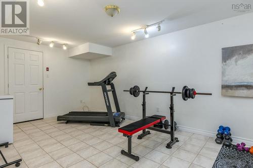 Rec Room - 19 Newport Drive, Fall River, NS - Indoor Photo Showing Gym Room