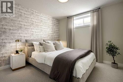 17 Amblefield View Nw, Calgary, AB - Indoor Photo Showing Bedroom