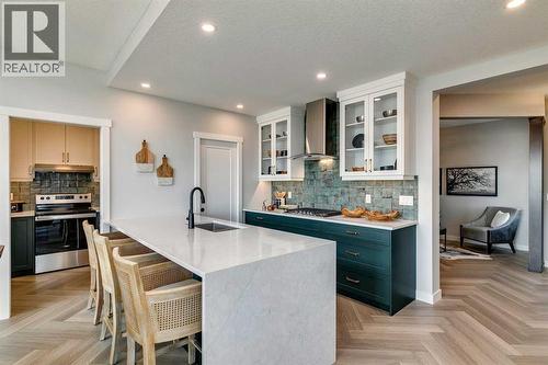 182 Setonstone Green Se, Calgary, AB - Indoor Photo Showing Kitchen With Upgraded Kitchen