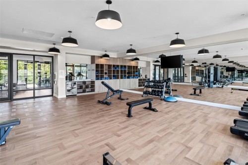 530-920 Reunion Ave, Langford, BC - Indoor Photo Showing Gym Room