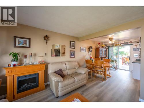 238 Huth Avenue, Penticton, BC - Indoor Photo Showing Living Room With Fireplace