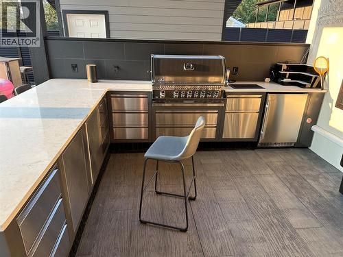 Outdoor Kitchen - 3410 Lakeshore Road Ne, Salmon Arm, BC -  Photo Showing Kitchen