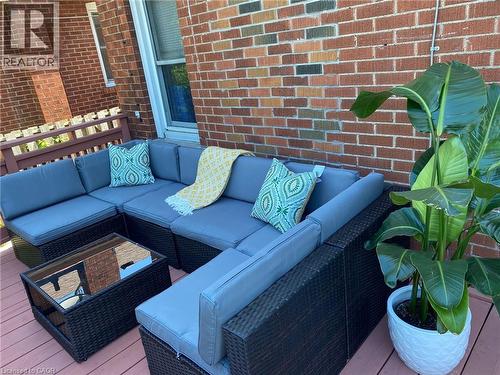 Wooden terrace with outdoor lounge area - 143 Fairfield Avenue, Hamilton, ON - Outdoor With Deck Patio Veranda With Exterior