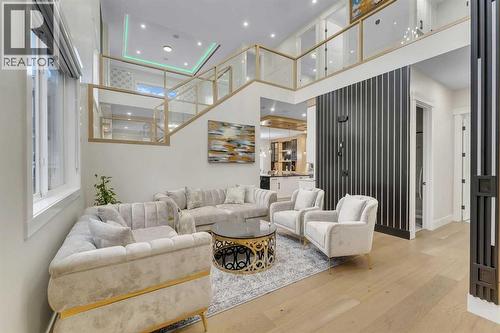 2012 Waterbury Road, Chestermere, AB - Indoor Photo Showing Living Room