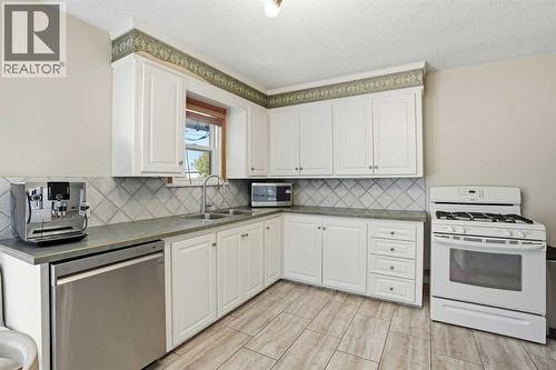 3003 25 Street Sw, Calgary, AB - Indoor Photo Showing Kitchen With Double Sink