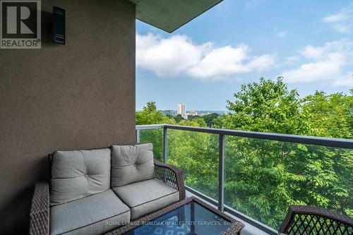 306 - 455 Charlton Avenue E, Hamilton, ON - Outdoor With Balcony With Exterior