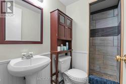 3 pc lower level bath with tile shower - 