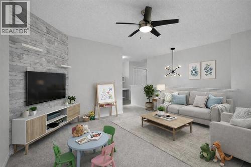 Virtual Staging - 114 Walgrove Green Se, Calgary, AB - Indoor Photo Showing Living Room