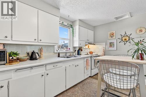 1004 20 Avenue Se, Calgary, AB - Indoor Photo Showing Kitchen With Double Sink