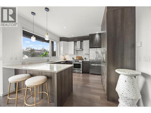 1818 Peak Point Court Unit# 16, West Kelowna, BC - Indoor Photo Showing Kitchen With Upgraded Kitchen